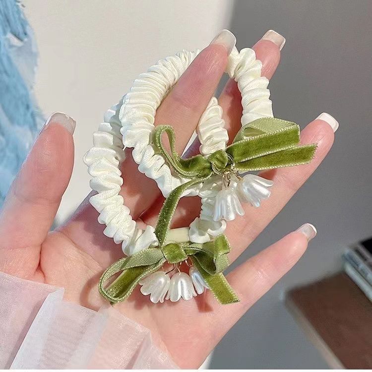 Lily Headband Bow Small Intestine Hair Anneau Advanced Sensual Tie Rope Cheveux Accessoire