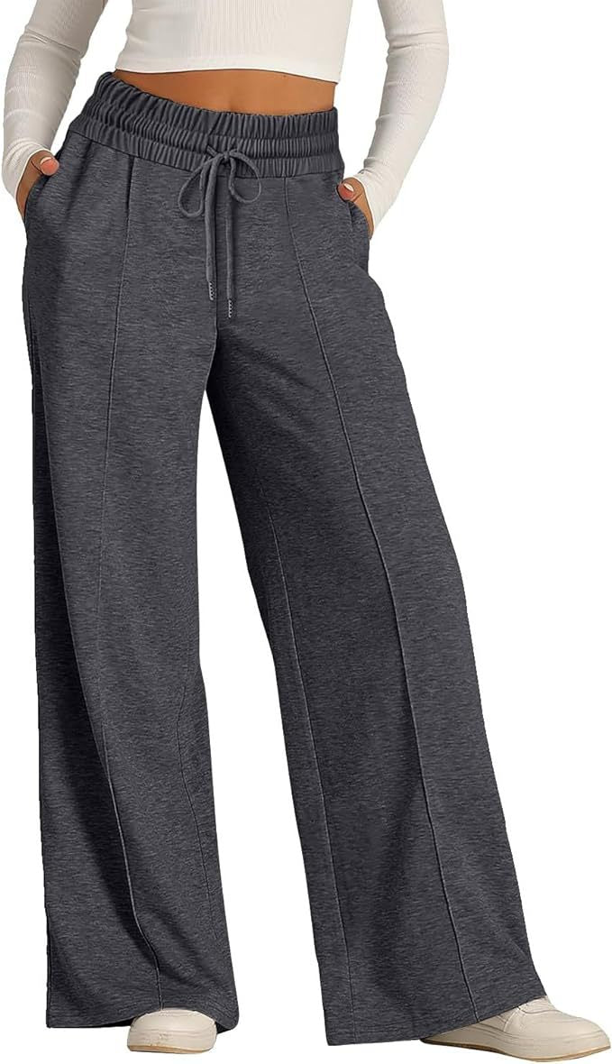 Printemps et été Style européen et américain Pure Couleur Casual Large-Leg String Elasti