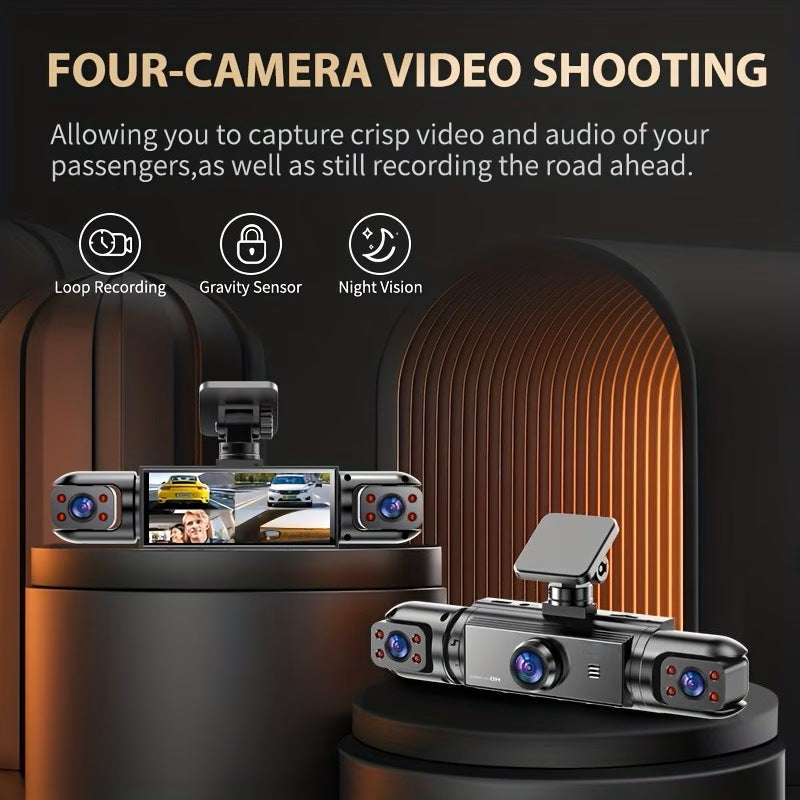 En option Dashcam panoramique haute définition
