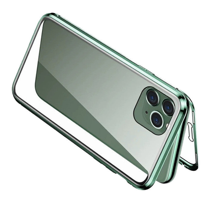Housse de protection en verre transparent en métal mince