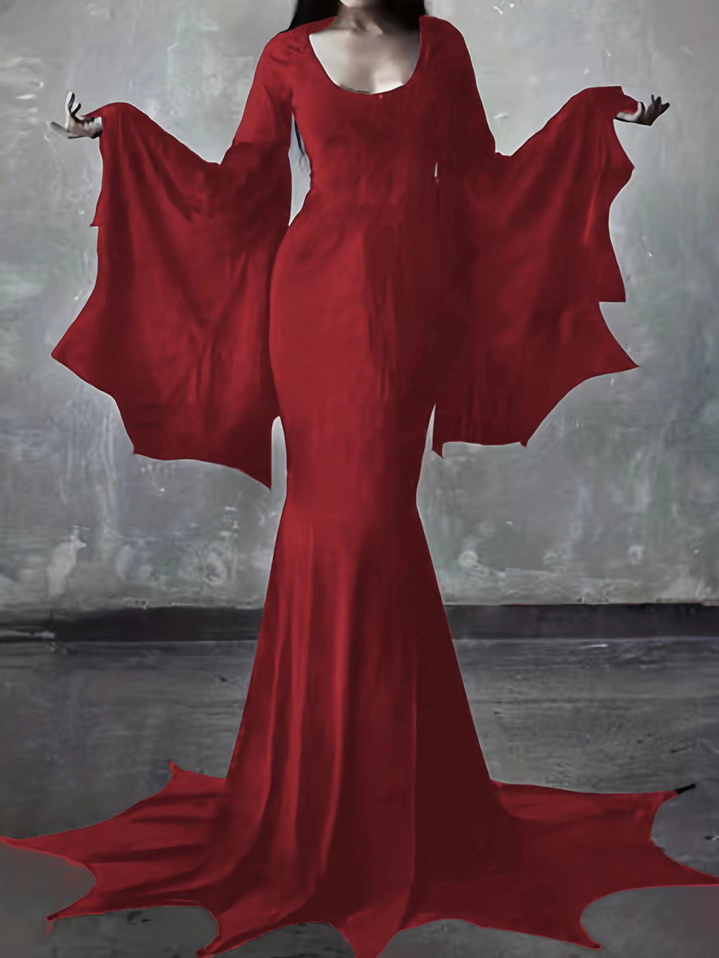 Robe rétro gothique pour chauve-souris