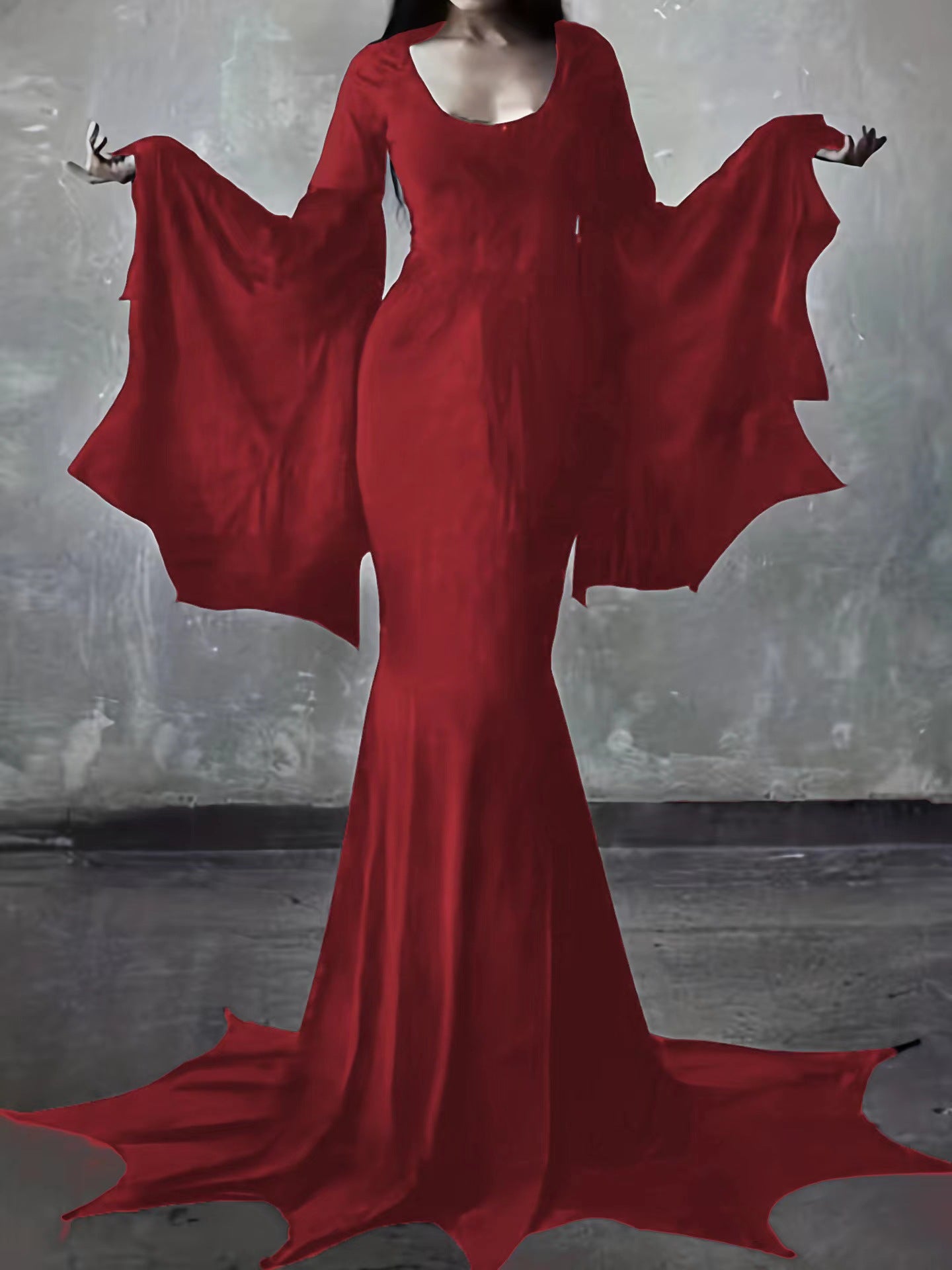 Robe rétro gothique pour chauve-souris