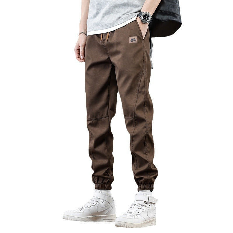 Pantalons de sport occasionnels pour hommes, croppés