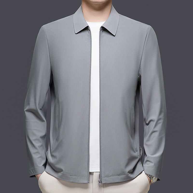 Veste de lapelle polyvalente pour hommes pour le printemps et l'automne