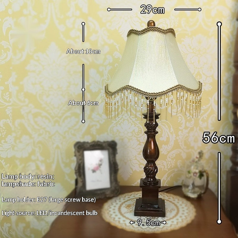 Lampe de table de style américain Lampe de chevet de style européen pour la chambre
