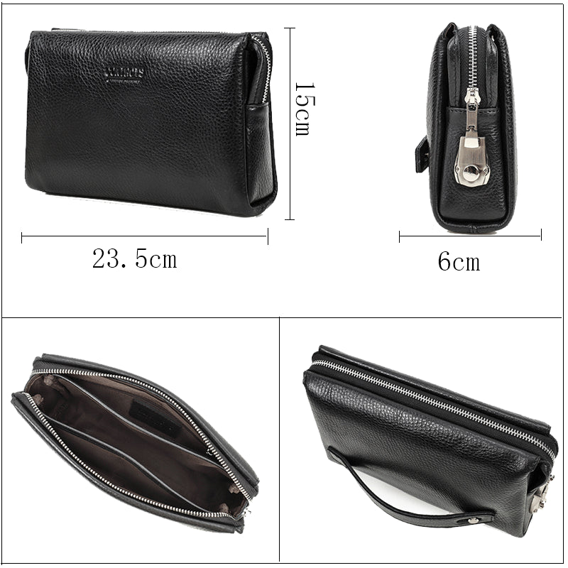 Black Angel Premier couche Cattlehide en cuir Hommes