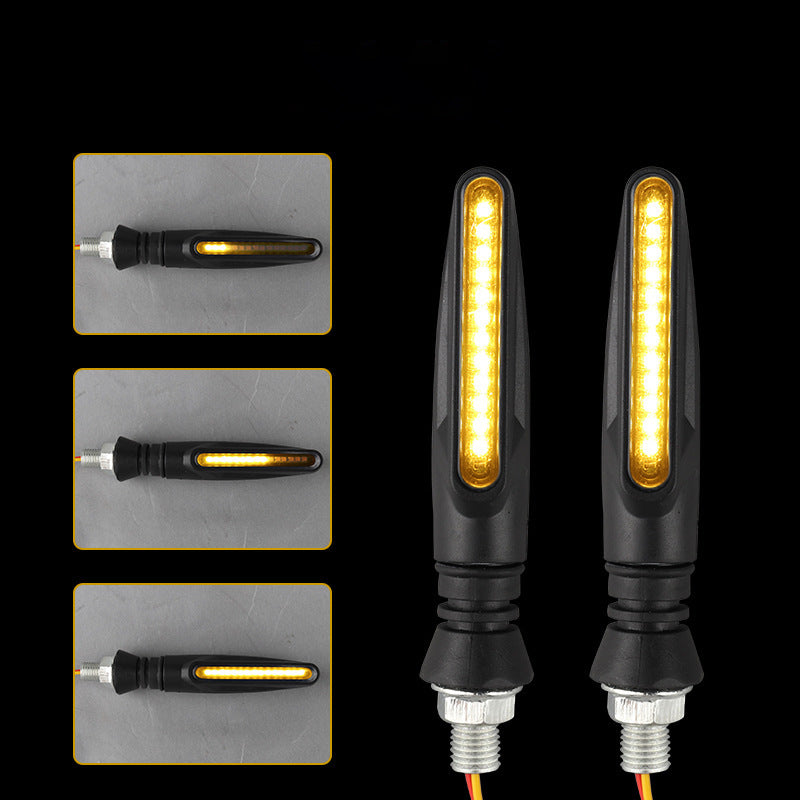 De bande LED Sequential Turn Signals pour les accessoires de moto modifiés 12V lumière de course