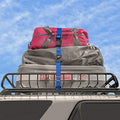 6pcs Moto moto Soft Loop Transport Attache vers le bas 2,5x30cm.