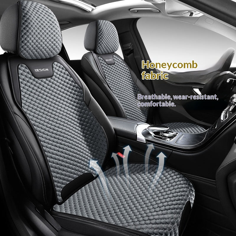 Coussin de siège de voiture respirant en soie glacée