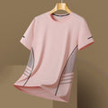 Maille à séchage rapide Maille respirante Imprimé Col d'équipage Tee-shirt en tissu