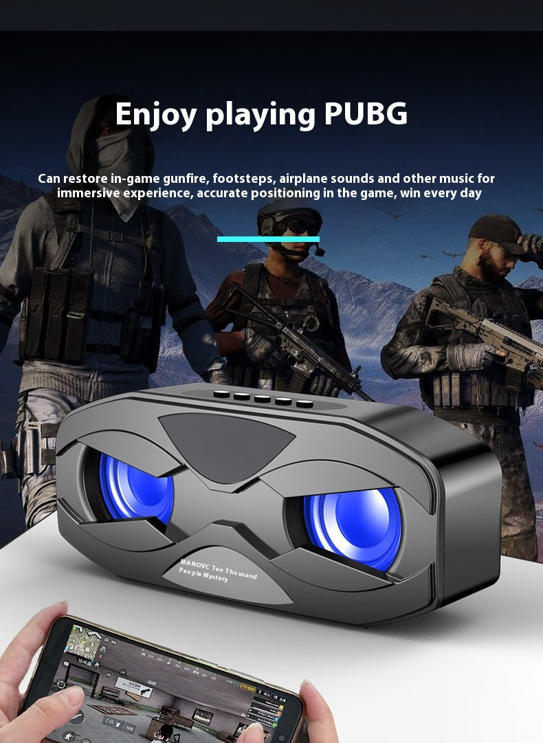 Bluetooth Subwoofer Lumière colorée Petit haut-parleur