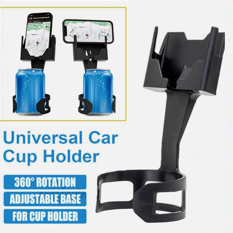 Multi-functional phone and cup holder