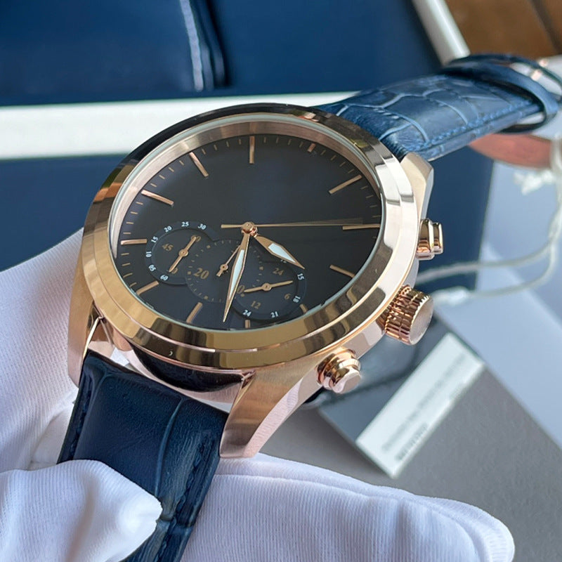 Montre Quartz d'affaires multifonctionnelle avec un grand cadran et polyvalent pour n'importe quel occasi