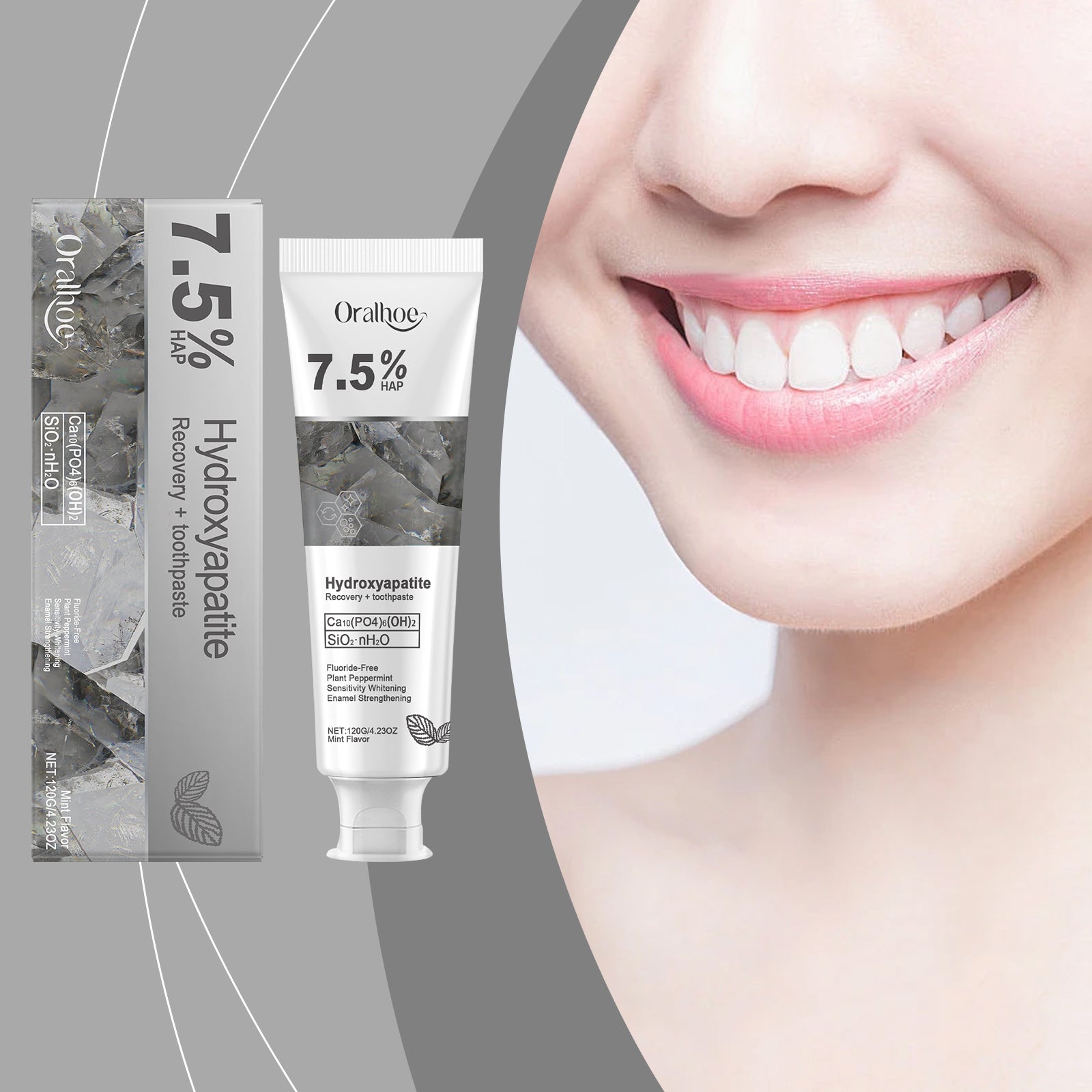 Bright White Dents Restoration Dentifrice 120g 1box