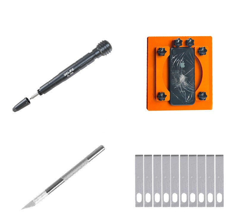 Réparateur de téléphone mobile Stylo de résistance en verre cassé Artifact de résistance réglable Broken écran P