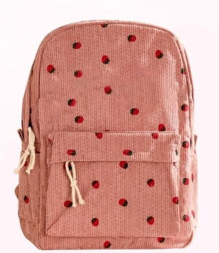 Sac à dos personnalisé Corduroy Preppy-Style