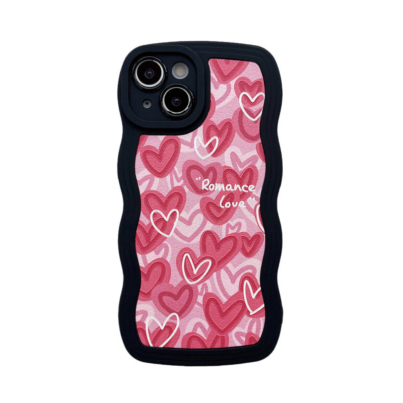 Beau Love Mobile Phone Wave Soft étui de protection