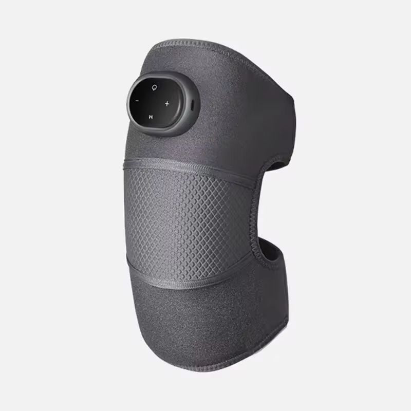 Pad de genou chauffé gris ovale 1Pcs 5 engrenages Smart Temp Control 3.7V Réchauffeur de genou néoprène