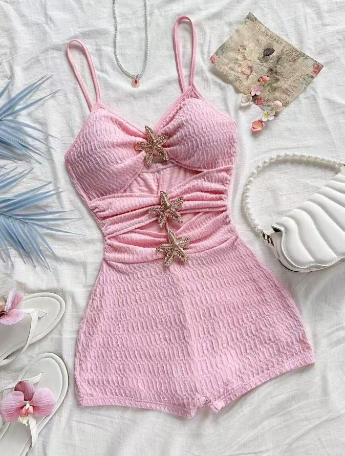 Femmes Ruffled Sea StarMaillot de bain OnePiece