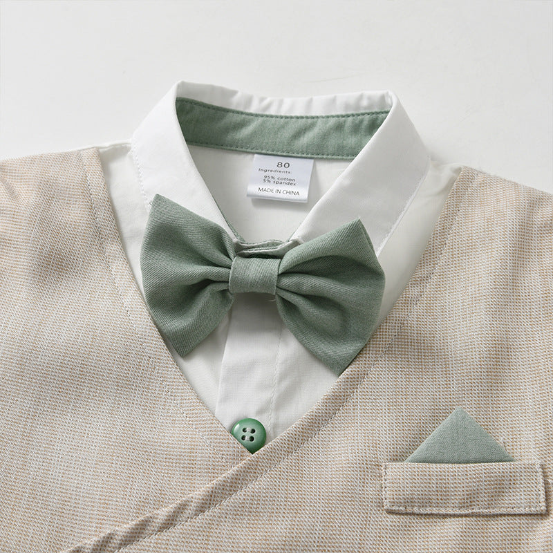 Bébé Printemps et automne Faux Vest Garçons à manches longues