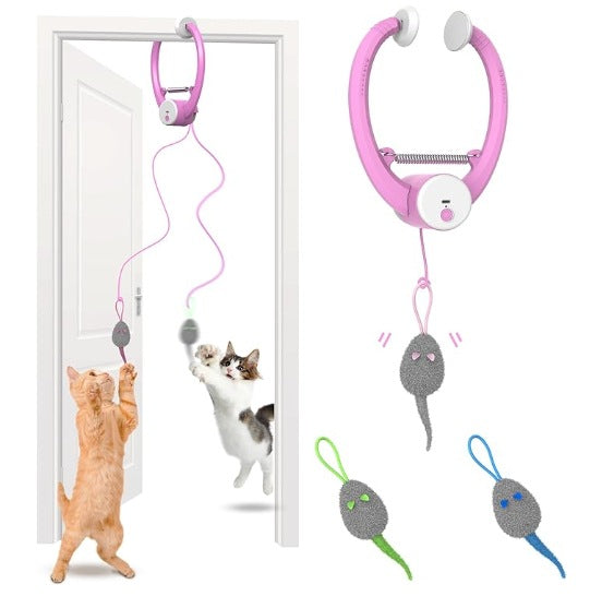 Couleur Beating Souris porte-porte électrique suspendu Automatic Interactive Toy