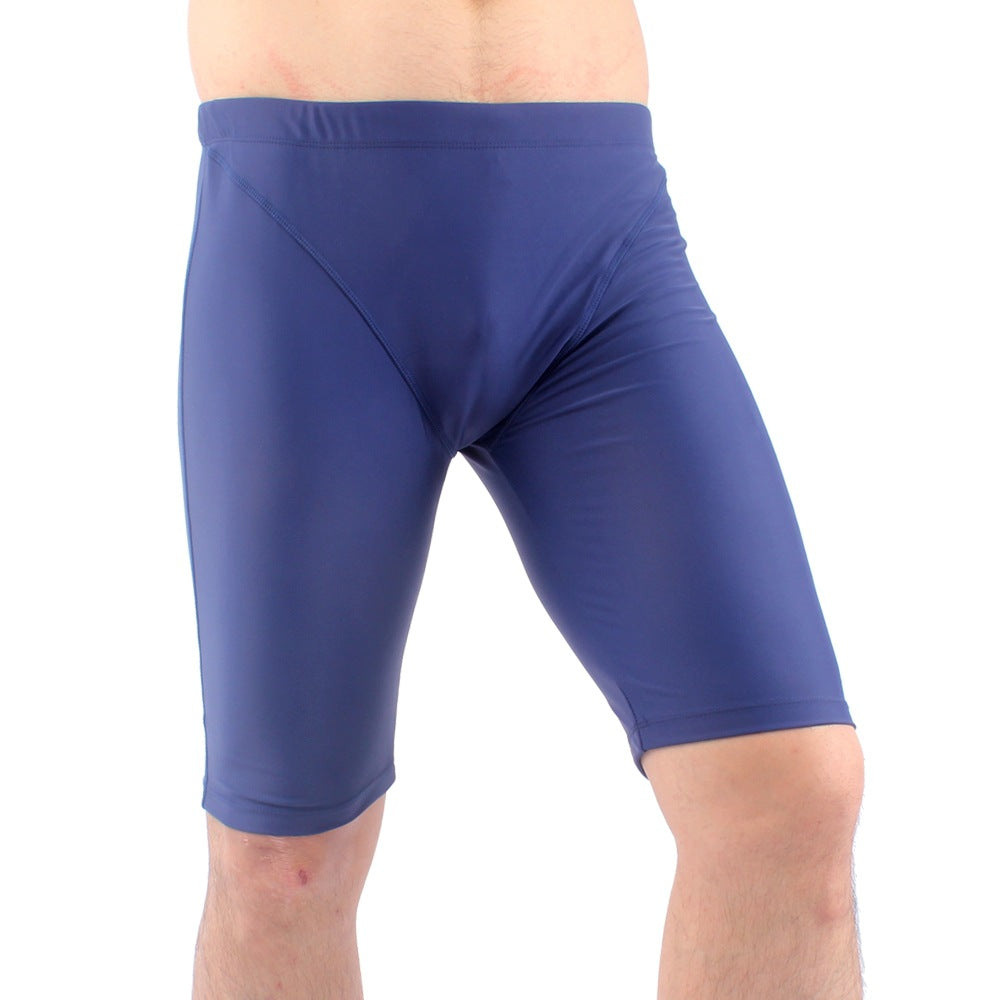 Séchage rapide Confort Natation Trunks Homme Mode Cinq points loin Anti-embarrassment Plu