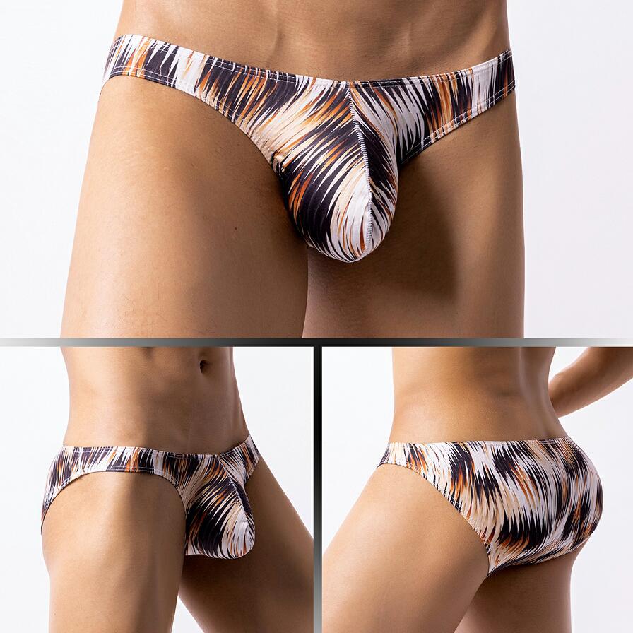 European And American Foreign Trade Low Waist Sous-vêtements pour hommes Cartoon imprimé Wet Wicking