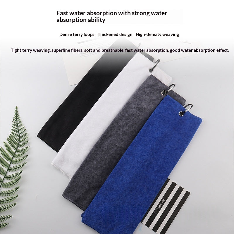 Serviette de golf Microfibre Waffle-weave Serviette de sport