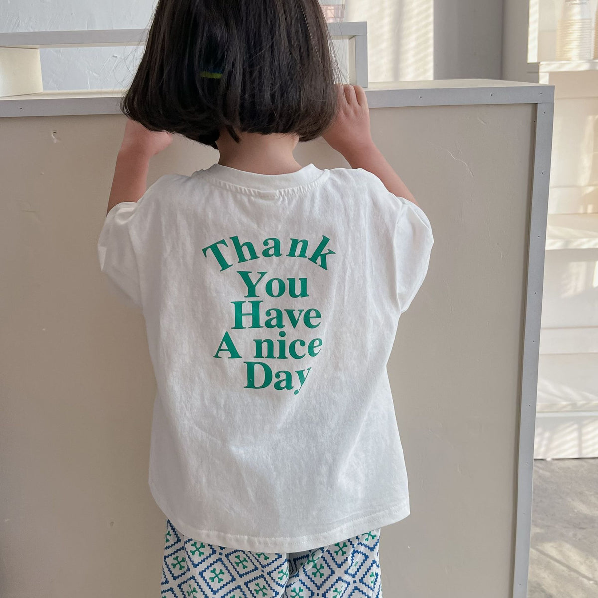 T-shirt pour enfants à col rond