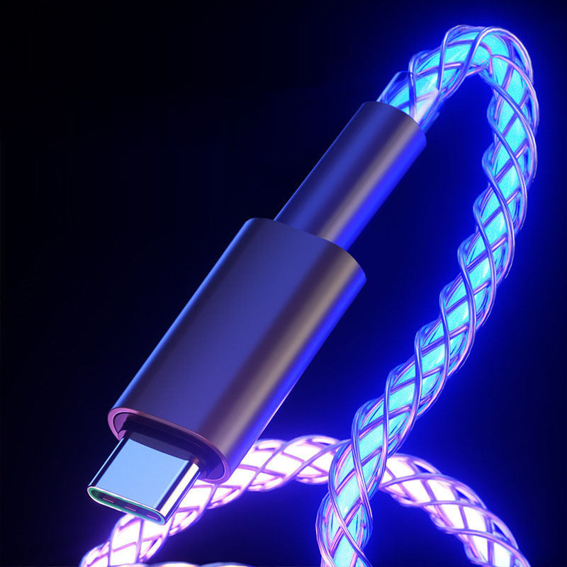RGB Charge de câble de données couleur magique