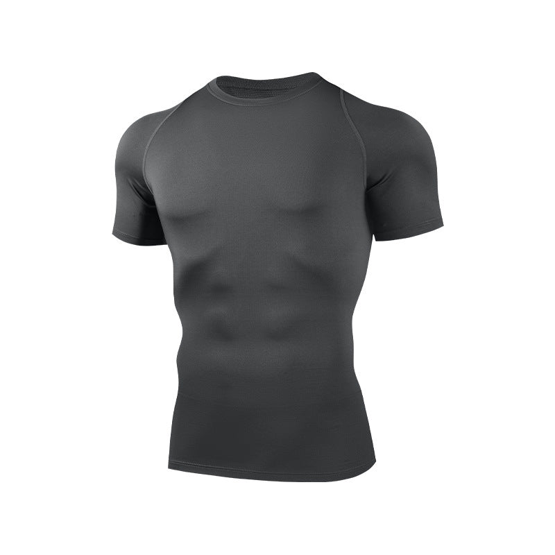Chemise à manches courtes respirante Mesh pour hommes