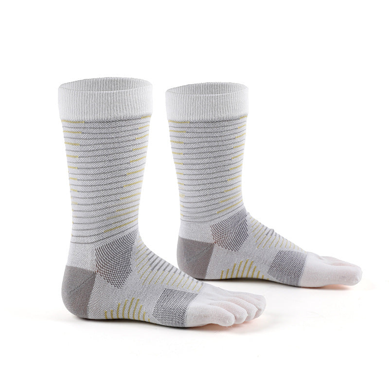 Marathon de plein air Courir les chaussons antidérapantes à cinq doigts pour hommes mi-calf