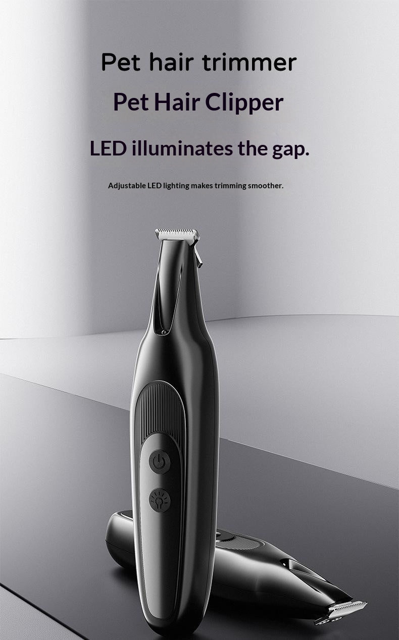 Clipper sans fil lavable à corps entiers pour animaux de compagnie à faible bruit