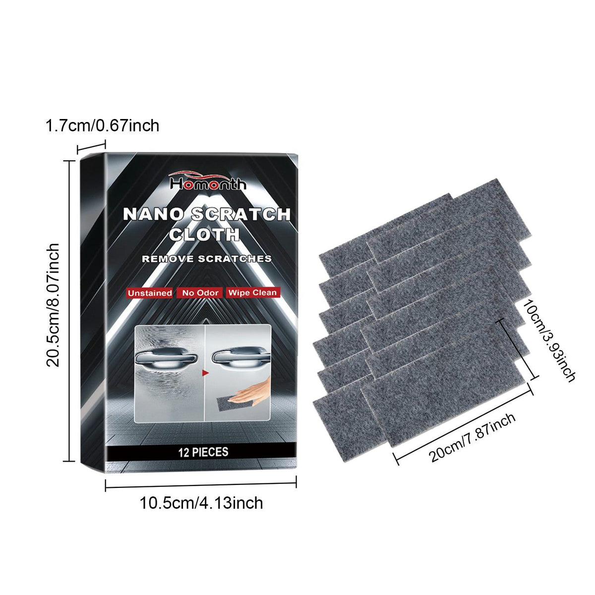 HOMONTH Automotive Gloss Care Cloths