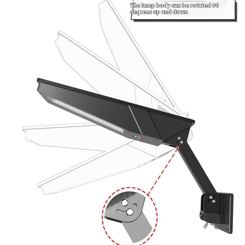 Lampe solaire murale de la cour du corps humain