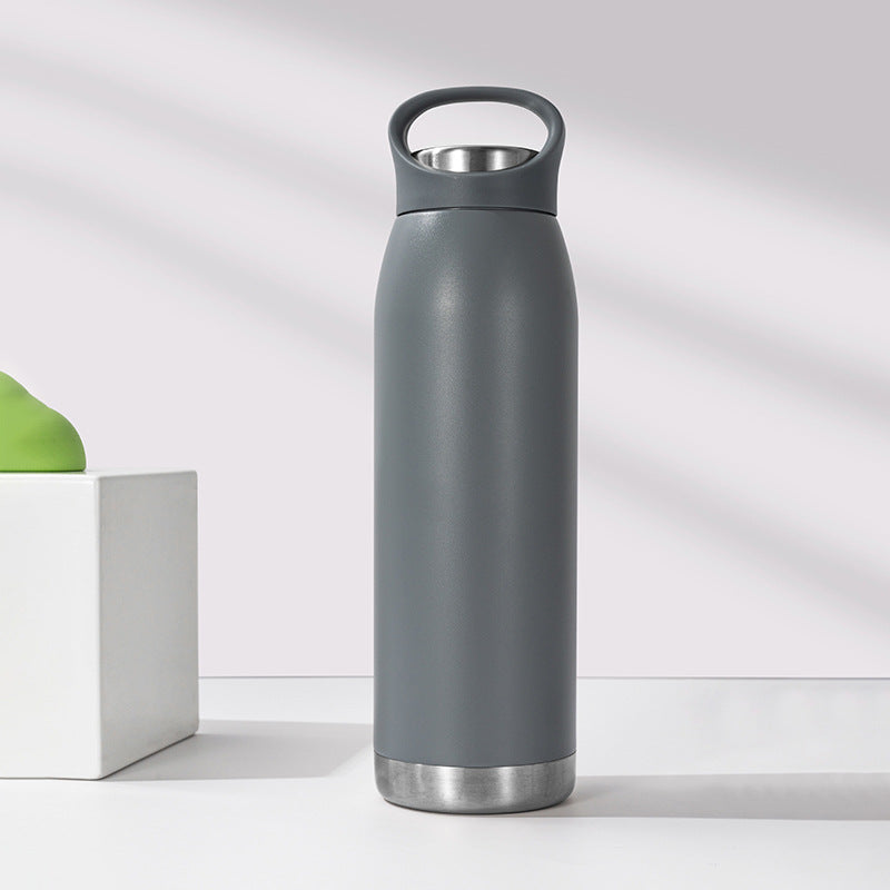 Bouteille d'eau à poignée portable de style américain en acier inoxydable 304 pour usage automobile