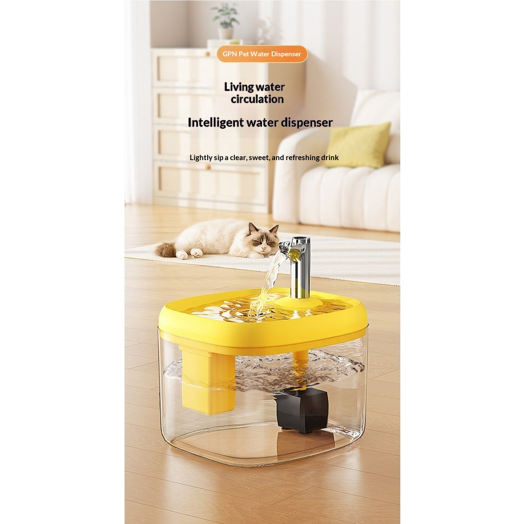 Fontaine d'eau de circulation automatique pour les chats