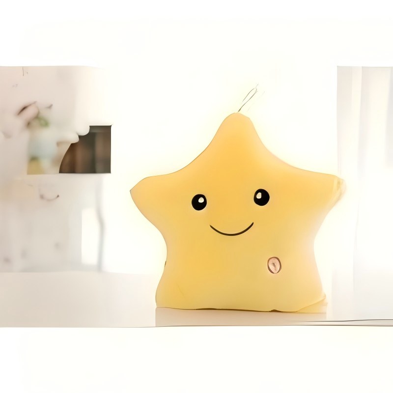 34CM Jouet coloré en peluche d'oreiller cinq pointes