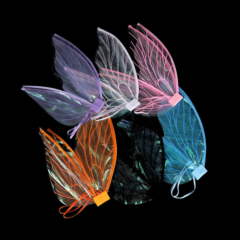 Décoration de performance de la fête des enfants Fairy Wings