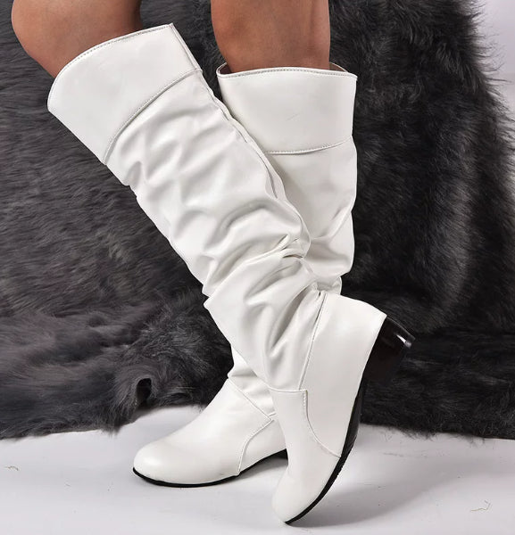 Women's Winter Long Flat Boots