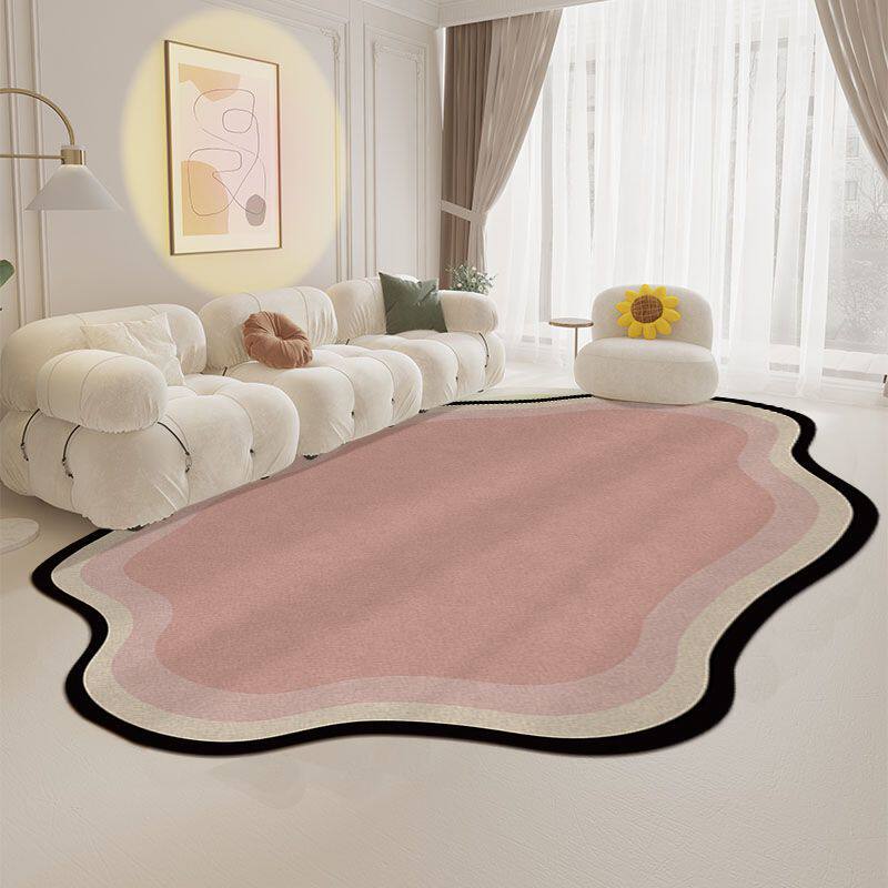Rug Mat côté de lit à usage de maison crème style tapis de sol