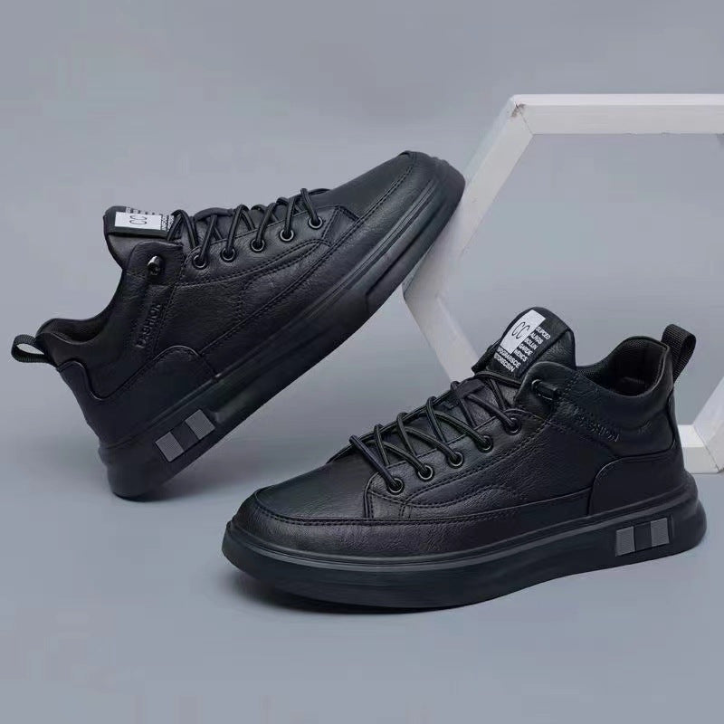 Chaussures pour hommes polyvalentes de sport doublées de polaires Épaisseurs de chaussures pour hommes Tout-match Casual Sneakers