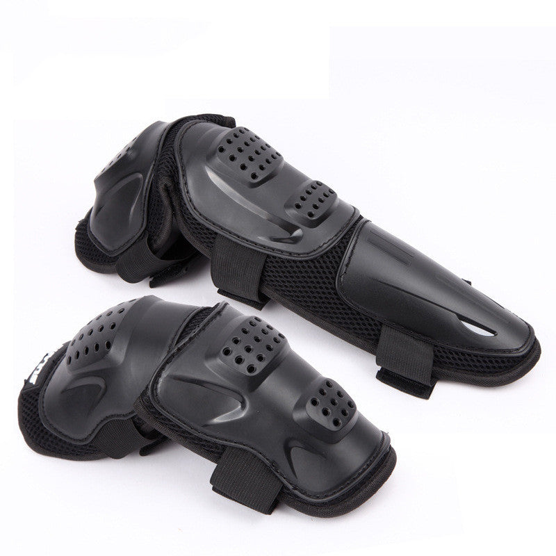 Poulie anti-chute anti-sismique adulte genou et elbow Pad moto équipement de protection d'équitation