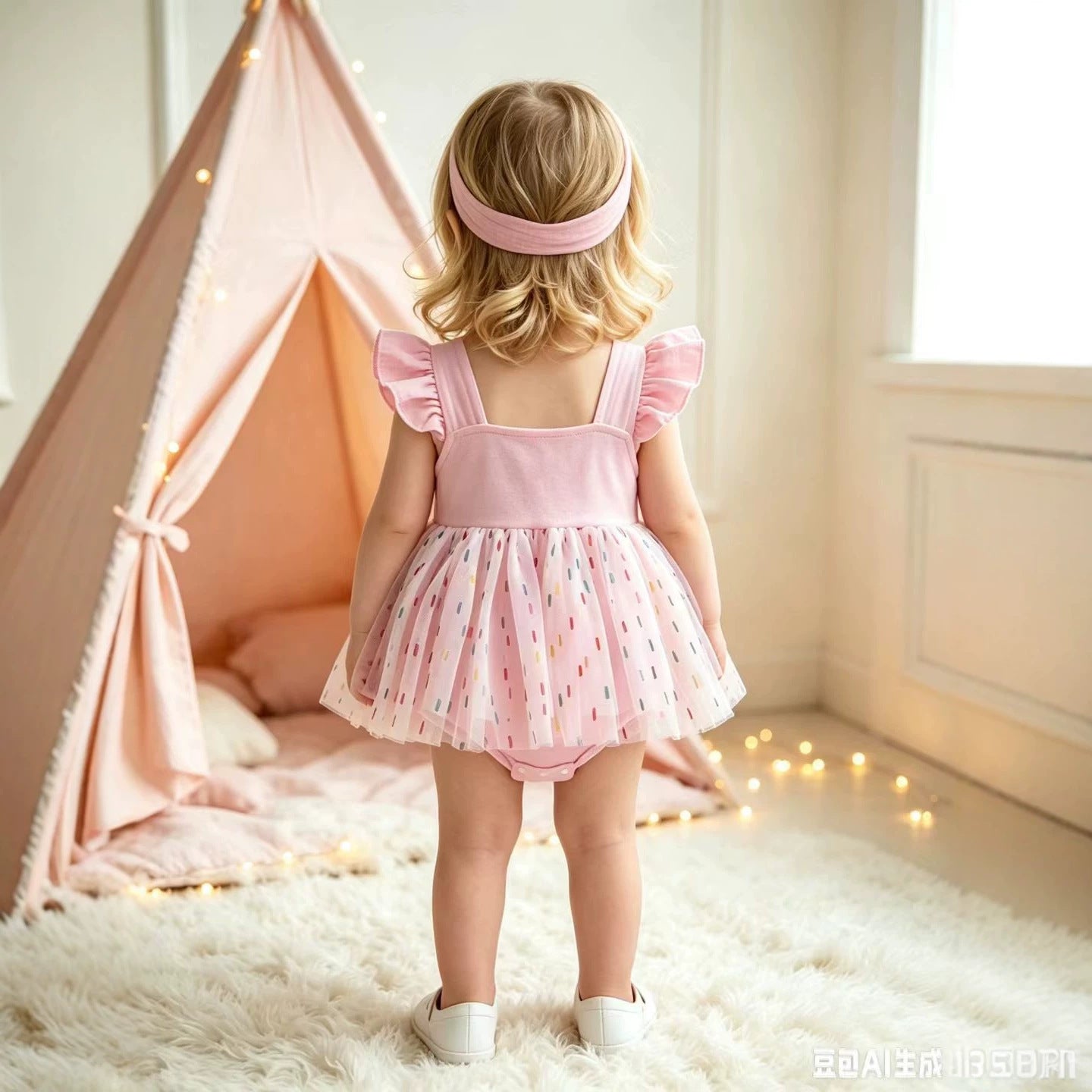 Robe de princesse onésie à double face