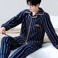 Pyjamas Men's Automne et Hiver Thick Coral Fleece Suit