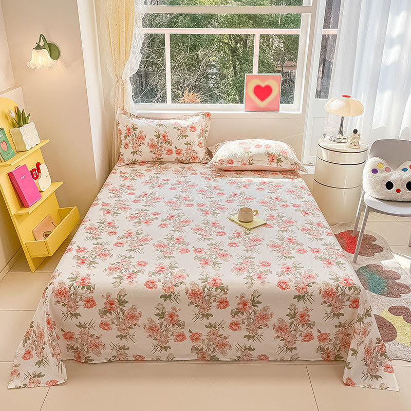 Ins style coton petite feuille de lit floral