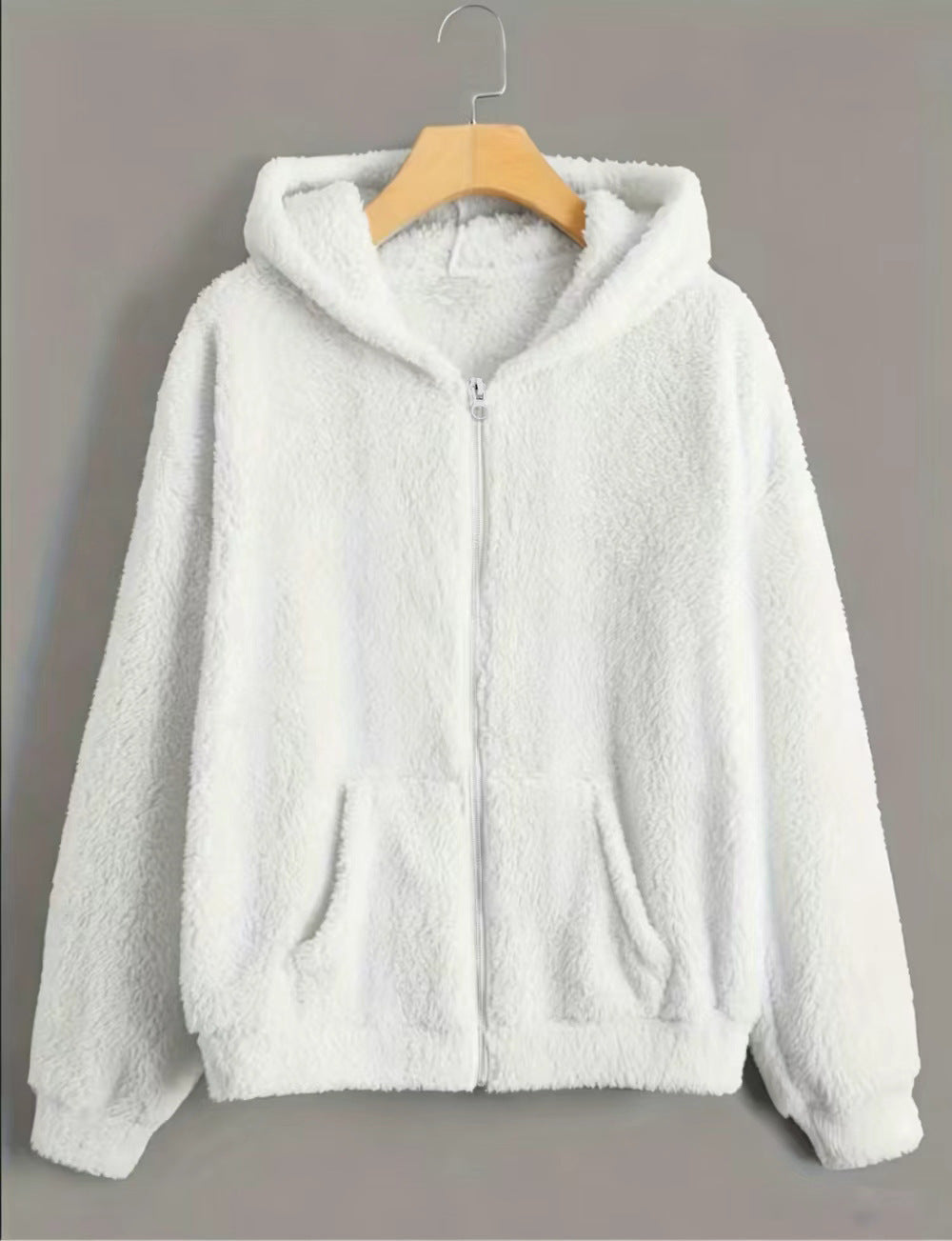 Sweat-shirt à capuche à capuche double face avec veste chaude légère zippée