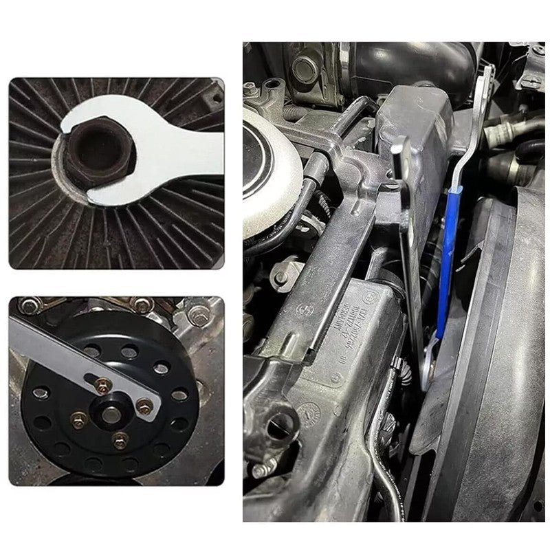 32mm & 36mm Eventail Clutch Clé d'écrou Outil de suppression de support d'embrayage pour BMW Ford GM