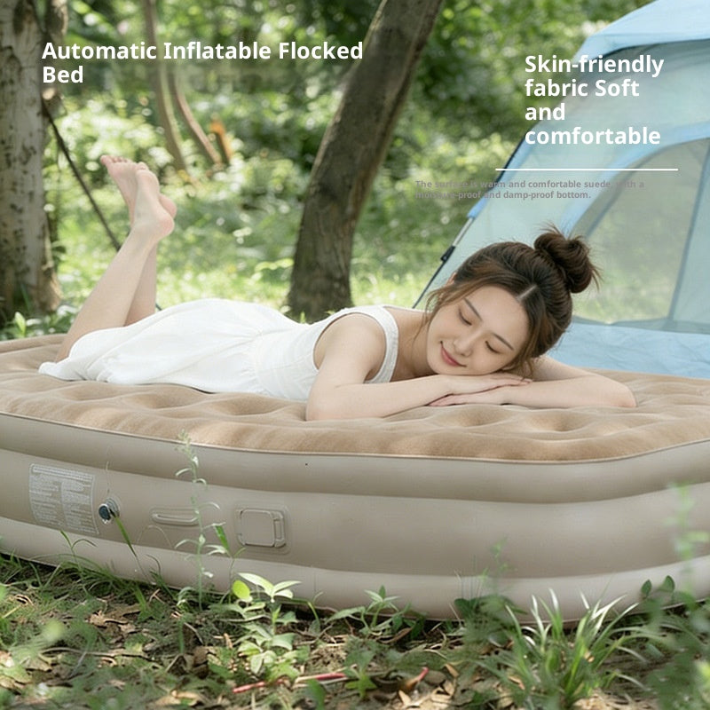 Matelas de pliage portable gonflable automatique Camping