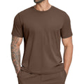 T-Shirt de fitness casual homme cou-équipage